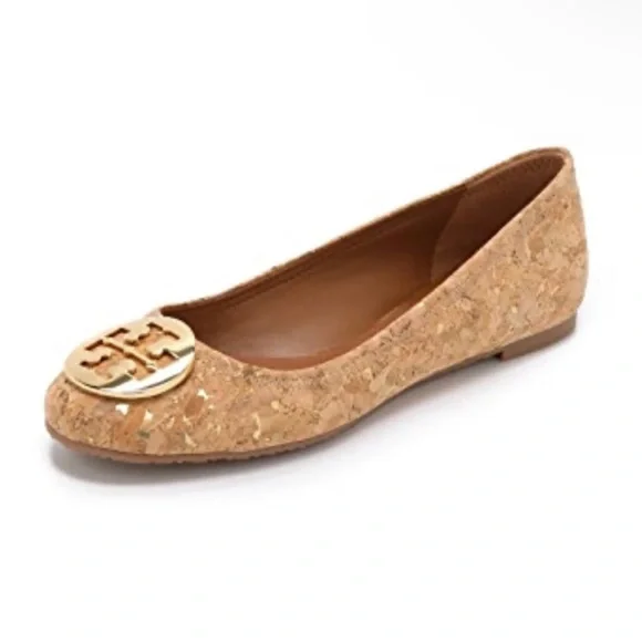 Tory Burch Reva Cork Flats - Picture 3 of 4